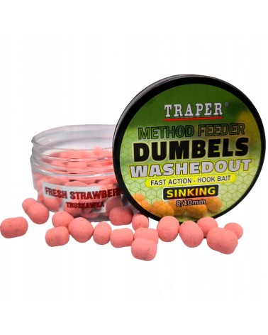 Dumbels Traper WashedOut Sinking 8-10mm/50g Truskawka Strawberry