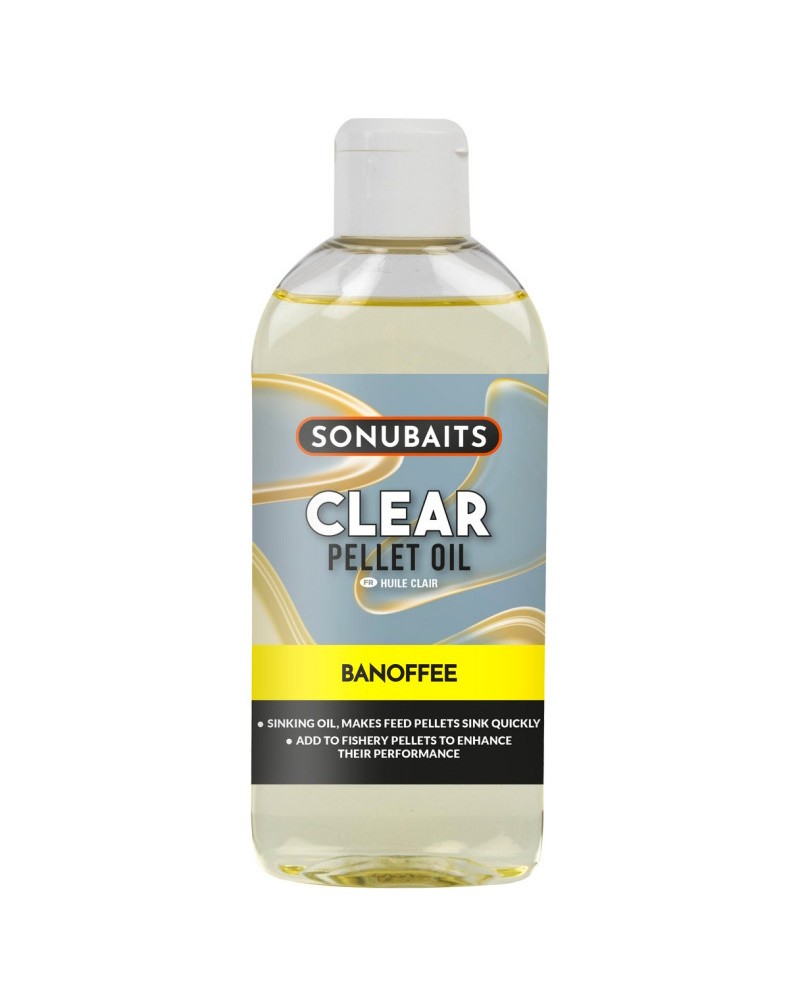 Olej Do Zanęt Pelletu Method Feeder Sonubaits Clear Pellet Oil Banoffee 200ml