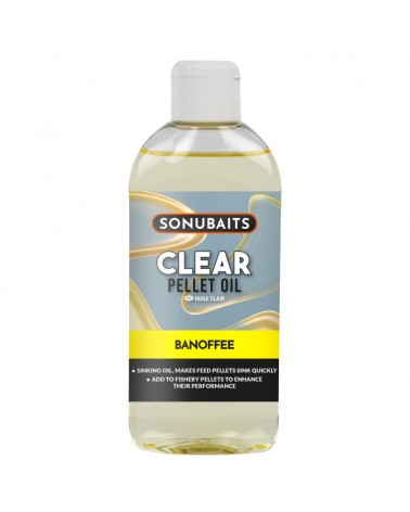 Olej Do Zanęt Pelletu Method Feeder Sonubaits Clear Pellet Oil Banoffee 200ml