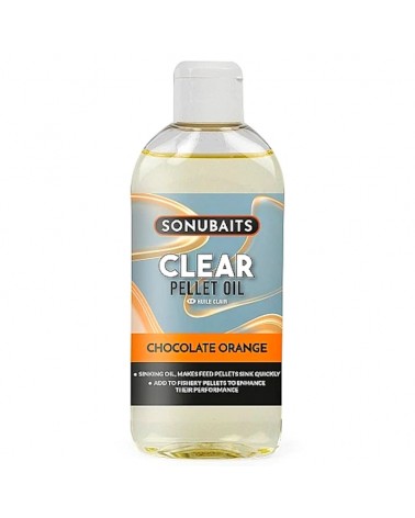 Olej Do Zanęt Pelletu Method Feeder Sonubaits Clear Pellet Oil Chocolate Orange 200ml