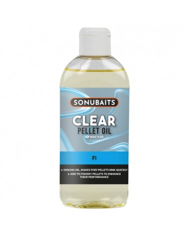 Olej Do Zanęt Pelletu Method Feeder Sonubaits Clear Pellet Oil F1 200ml