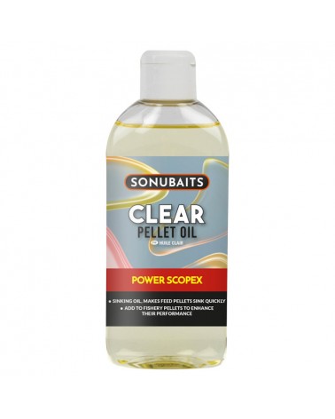 Olej Do Zanęt Pelletu Method Feeder Sonubaits Clear Pellet Oil Scopex 200ml