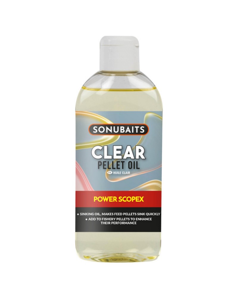 Olej Do Zanęt Pelletu Method Feeder Sonubaits Clear Pellet Oil Scopex 200ml
