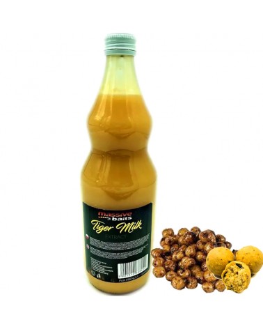 Zalewa Massive Baits Liquids Tiger Milk Extract Orzech Tygrysi 1000ml