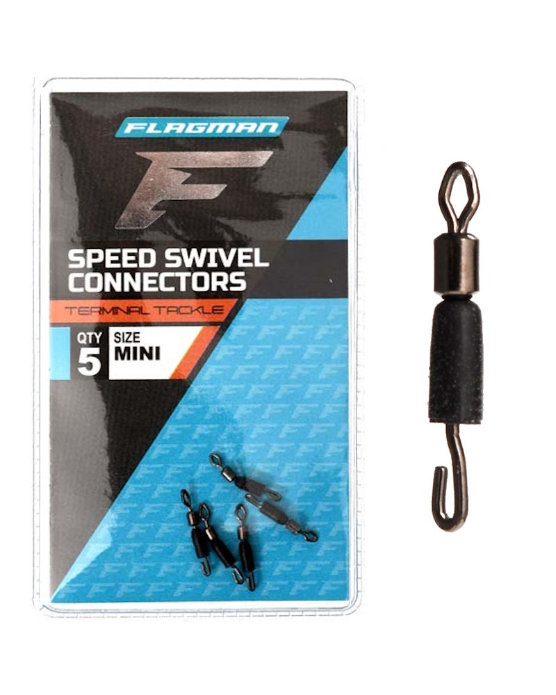 Szybkozłączka Krętlik Do Przyponu Flagman Speed Swivel Connector Mini 5szt.