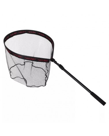 Podbierak Składany Teleskopowy Lucky John Folding Telescopic Landing Net 220/50x48cm Siatka Gumowana