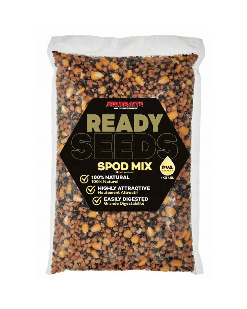 Ziarna Zanętowe Do PVA Starbaits Ready Seeds Spod Mix Mieszanka 1kg
