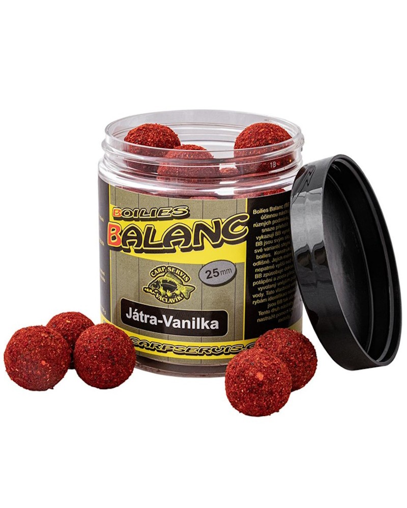Kulki Haczykowe CS Vaclavik Balanc Wątroba Wanilia 25mm 120g