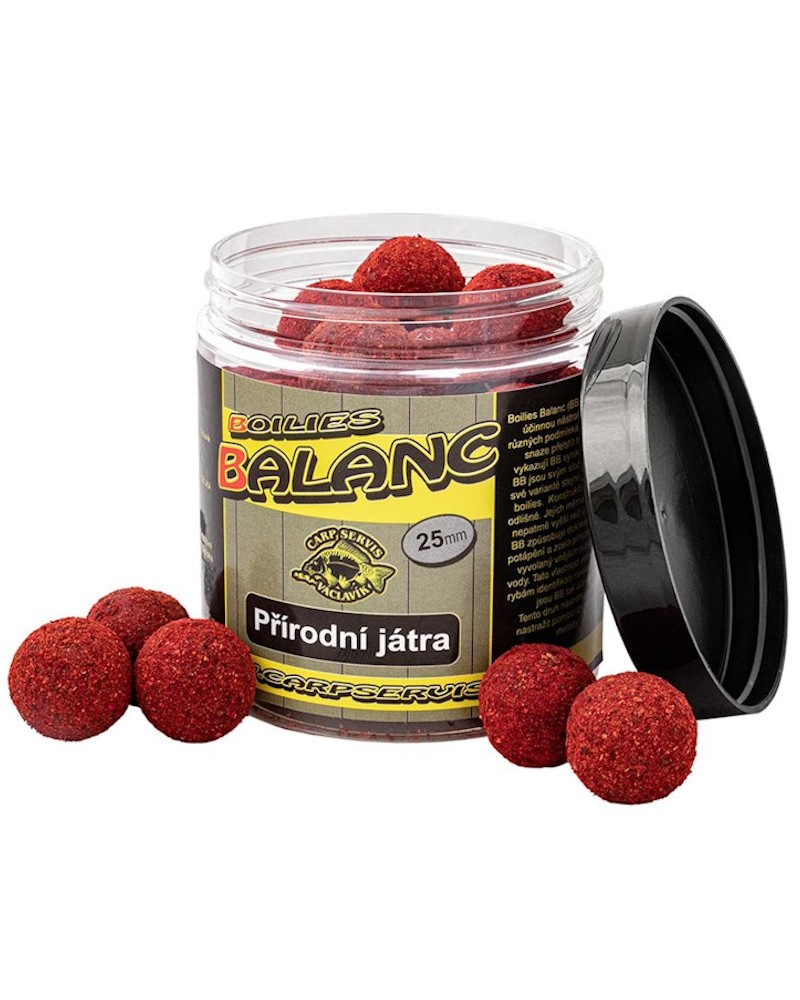 Kulki Haczykowe CS Vaclavik Balanc Naturalna Wątroba 25mm 120g