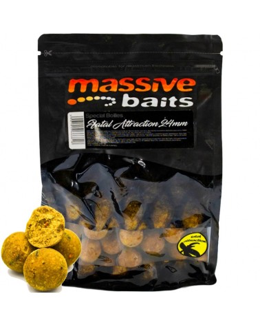 Kulki Zanętowe Massive Baits Top Shelf Boilies Fatal Attraction Robin Gold 24mm 1kg