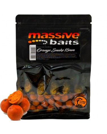Kulki Zanętowe Massive Baits Top Shelf Boilies Orange Snake Robin Orange 18mm 1kg