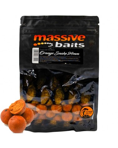 Kulki Zanętowe Massive Baits Top Shelf Boilies Orange Snake Robin Orange 24mm 1kg