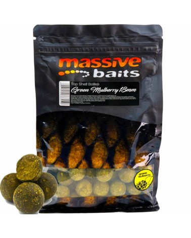 Kulki Zanętowe Massive Baits Top Shelf Boilies Green Mulberry 18mm 1kg