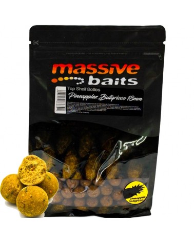 Kulki Zanętowe Massive Baits Top Shelf Boilies Boilies Pineapplez Butyricco 18mm 1kg