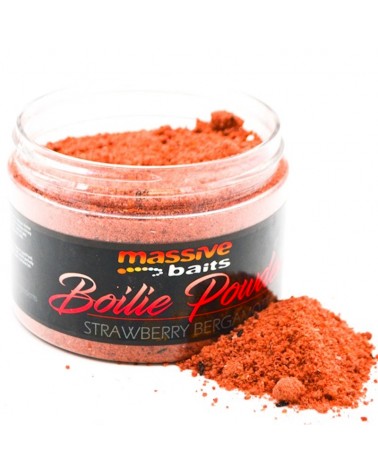 Aromat W Proszku Do Kulek Massive Baits Boilie Powder Strawberry Bergamotta 300ml
