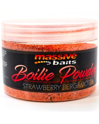 Aromat W Proszku Do Kulek Massive Baits Boilie Powder Strawberry Bergamotta 300ml