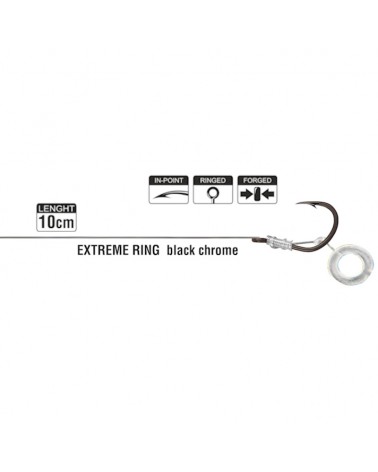 Przypon Method Feeder Traper Hikara Extreme Z Gumką 10cm Nr 12 0.20mm Żyłka 5szt.