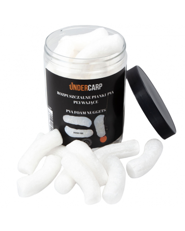 Rozpuszczalne Pianki Pływające Undercarp PVA Foam Nuggets Słoik 1000ml