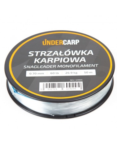 Żyłka Strzałówka Karpiowa Undercarp Snagleader Monofilament 0.70mm 60lb 26.9kg 50m