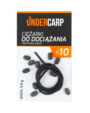 Ciężarki Do Dociążania Przyponów Karpiowych Undercarp Kwick 0.8g 10szt.