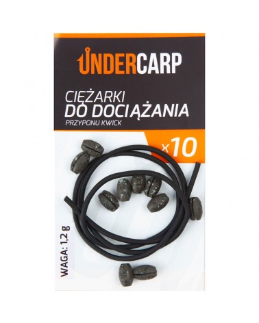 Ciężarki Do Dociążania Przyponów Karpiowych Undercarp Kwick 1.2g 10szt.