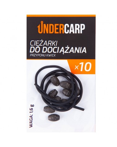 Ciężarki Do Dociążania Przyponów Karpiowych Undercarp Kwick 1.6g 10szt.