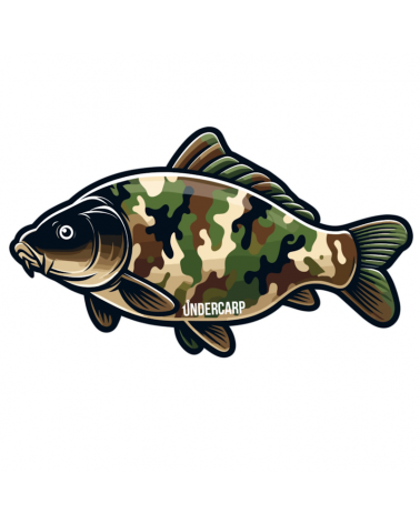 Zestaw Naklejek Wędkarskich Karpiowych Undercarp StickerZ 14szt.