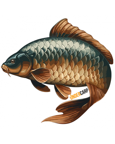 Zestaw Naklejek Wędkarskich Karpiowych Undercarp StickerZ 14szt.