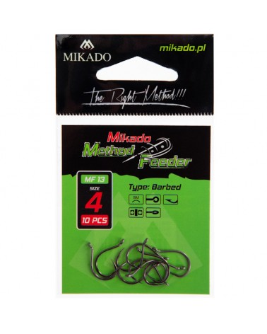 Haczyki Mikado Method Feeder13 Z Zadziorem op.10szt.