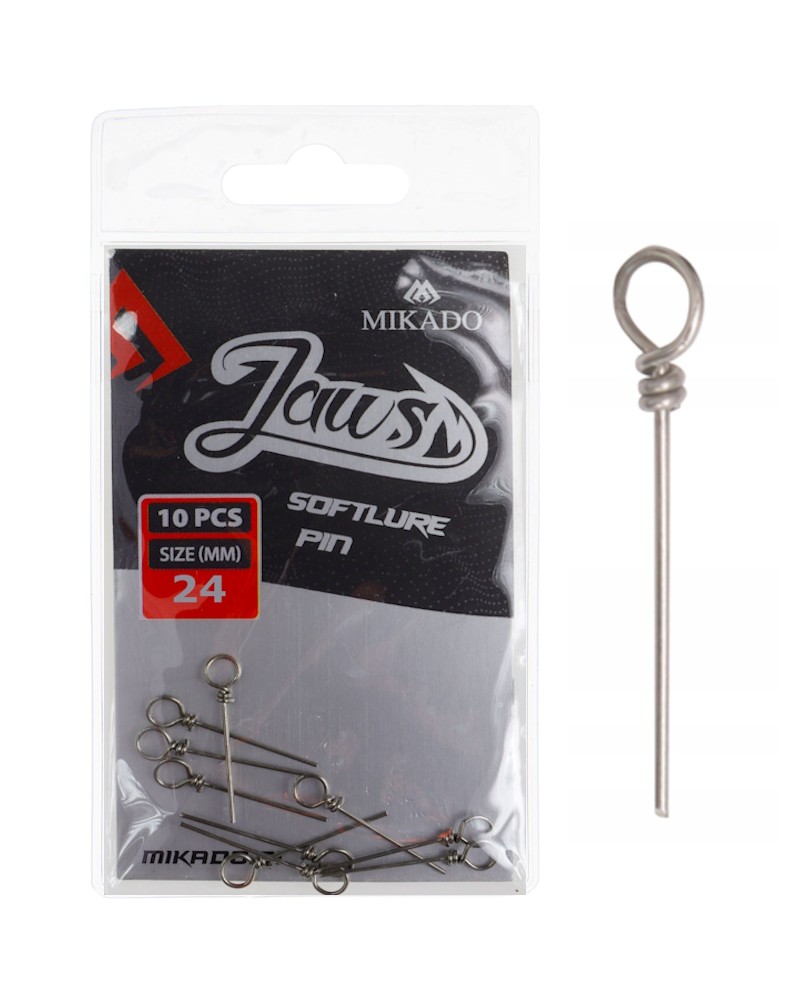 Pin Do Przynęt Miękkich Mikado Jaws 24mm 10szt.