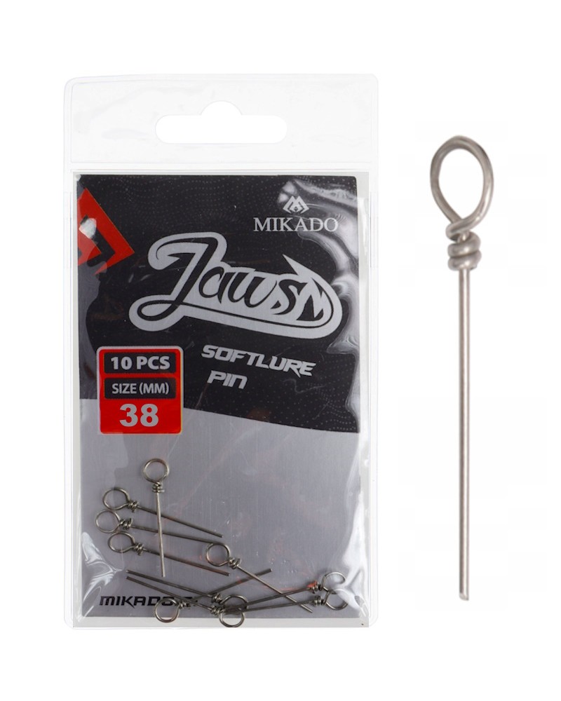 Pin Do Przynęt Miękkich Mikado Jaws 38mm 10szt.