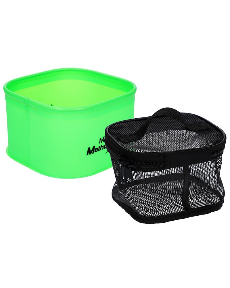 Pojemnik Z Sitkiem Mikado EVA Method Feeder Pellet Set 18x18x10cm