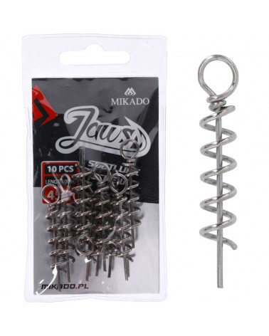 Wkręt Do Przynęt Miękkich Mikado Jaws 45mm/7mm op.10szt.