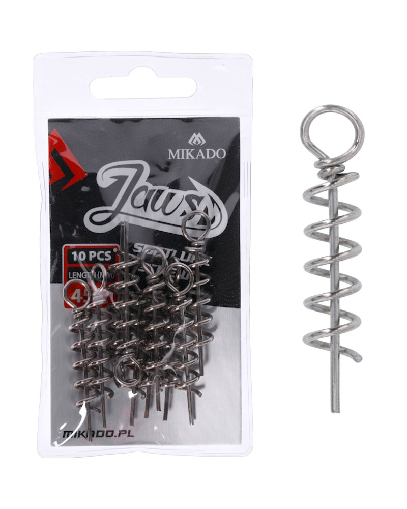 Wkręt Do Przynęt Miękkich Mikado Jaws 26mm/4mm op.10szt.