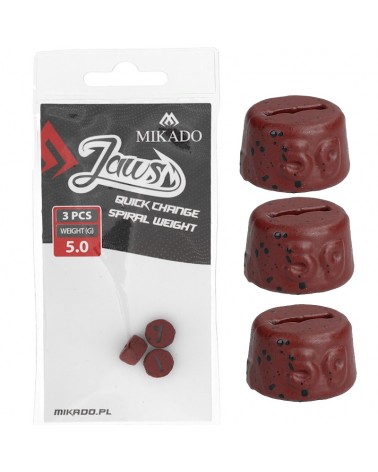 Wymienne Obciążenie Do Wkrętów Mikado Jaws Quick Change Spiral 5g 3szt.