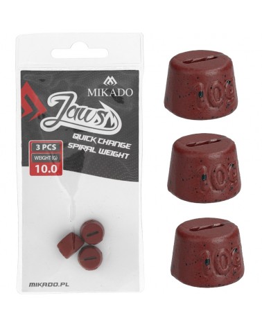 Wymienne Obciążenie Do Wkrętów Mikado Jaws Quick Change Spiral 10g 3szt.