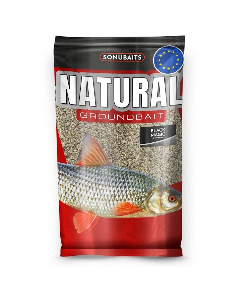 Zanęta Sonubaits Natural Black Magic Płoć 1kg
