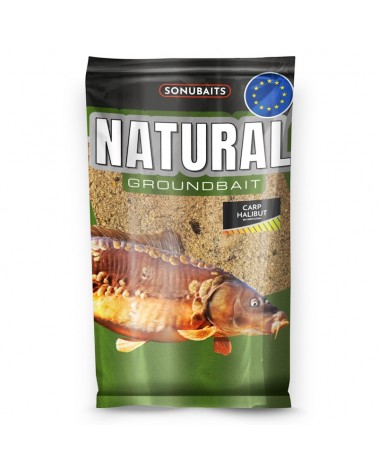 Zanęta Sonubaits Natural Carp Halibut 1kg