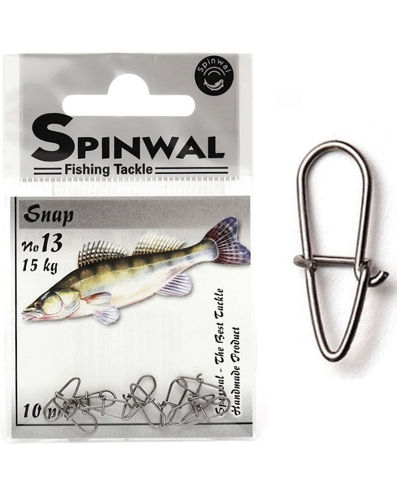 Agrafka Spinningowa Spinwal Classic Snap Nr 13 15kg 10szt.