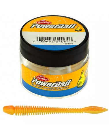 Guma Przynęta Berkley PowerBait Flail 50mm Fluo Orange/Sunshine Yellow 12szt.