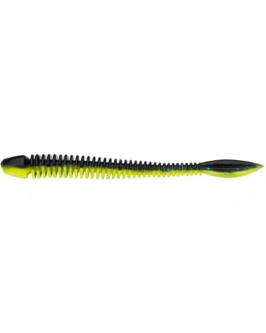 Guma Przynęta Berkley PowerBait Flail 50mm Black/Sunshine Yellow 12szt.