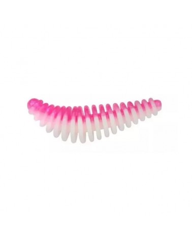 Guma Przynęta Berkley PowerBait Pupa 35mm Pink/White 8szt.