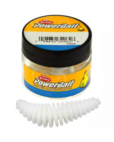 Guma Przynęta Berkley PowerBait Pupa 45mm Milky White 8szt.