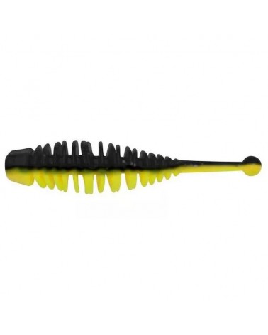 Guma Przynęta Berkley PowerBait Naiad 30mm Black/Sunshine Yellow 12szt.