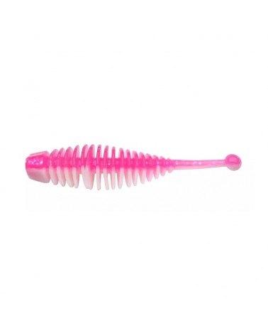 Guma Przynęta Berkley PowerBait Naiad 50mm Pink/White 10szt.