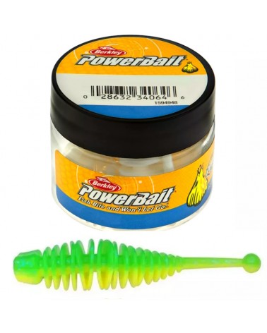 Guma Przynęta Berkley PowerBait Naiad 50mm Spring Green/Sunshine Yellow 10szt.