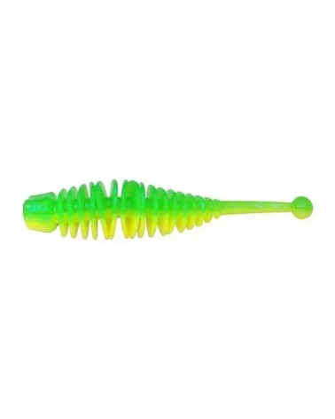 Guma Przynęta Berkley PowerBait Naiad 50mm Spring Green/Sunshine Yellow 10szt.
