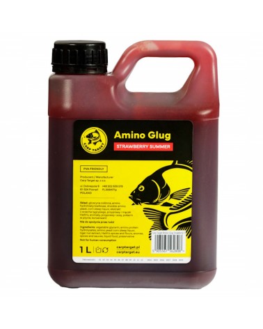 Zalewa Karpiowa Carp Target Amino Glug Truskawka - Gęsty DIP Premium 1L