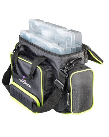 Torba Wędkarska Z 2 Pudełkami Daiwa Prorex Tackle Box Bag M 38x14x24cm