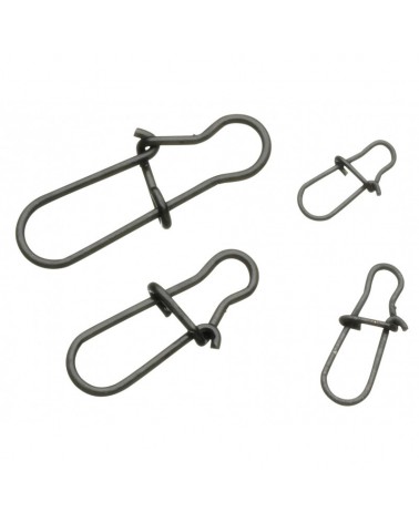 Agrafka Spinningowa Daiwa Prorex Snap Mat Black L Nr 6 24kg 50lbs 10szt.